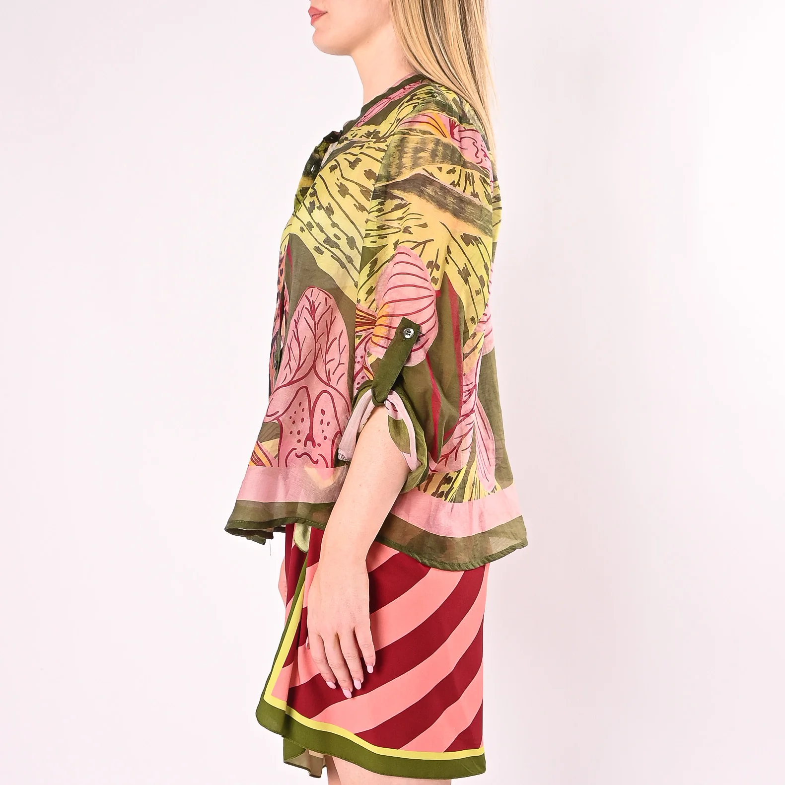 HAVEONE - CAMICIA THE ISLAND EXLUSIVE JAGUAR AND FLOWERS ART.CVS-Q499/F - FANTASIA - Image 4