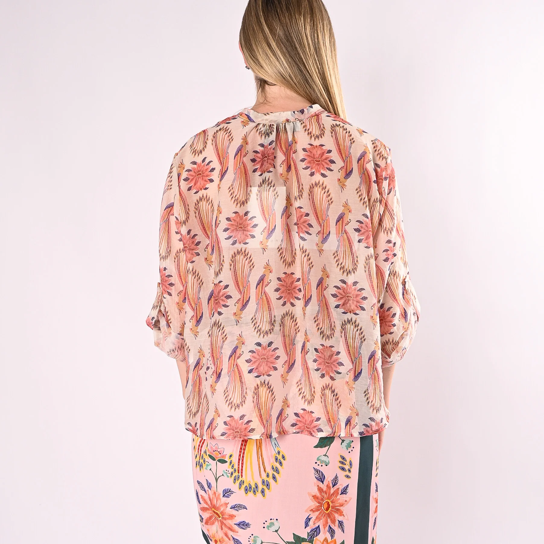 HAVEONE - CAMICIA PAPAGALLI IN LYOCELL ART.CVS-Q500/F - FANTASIA - Image 5