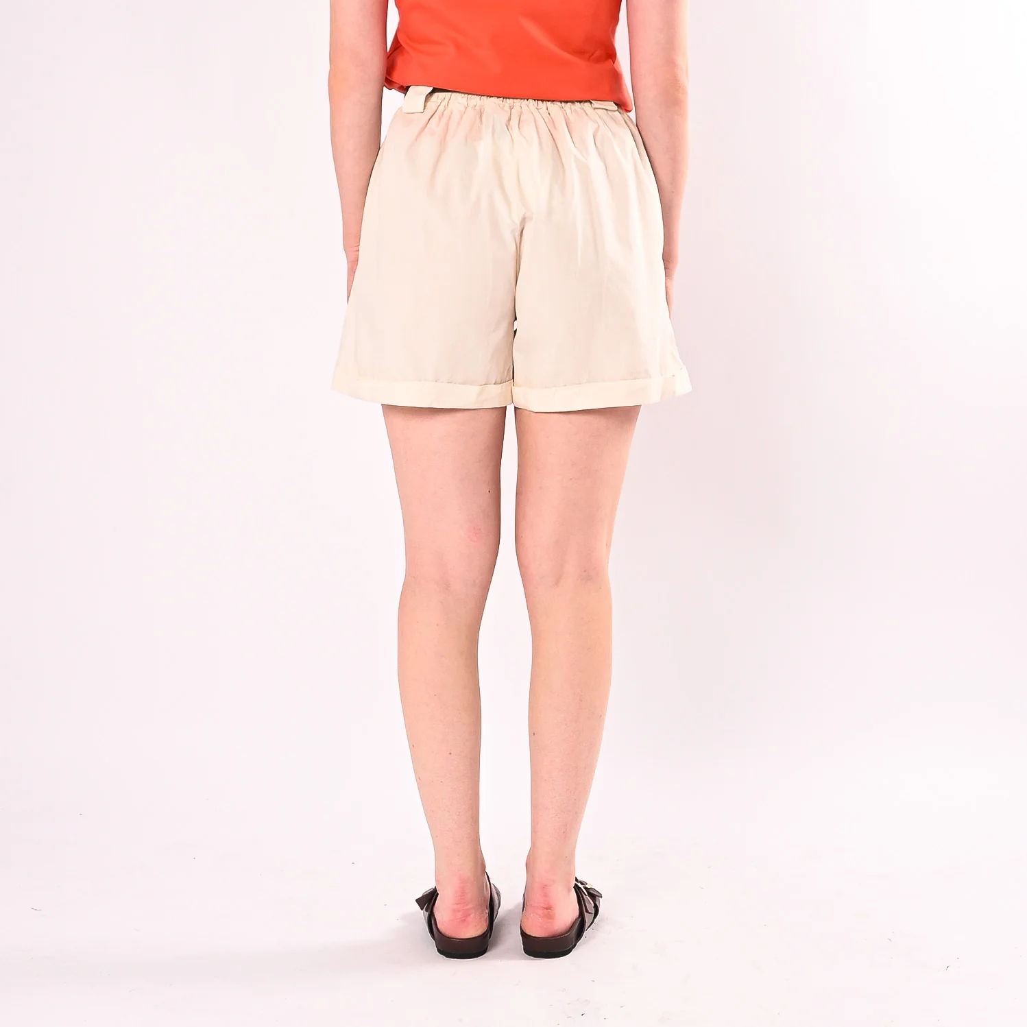 HAVEONE - SHORT CON RISVOLTINO ART.PFL-Q674/B - BURRO - Image 4